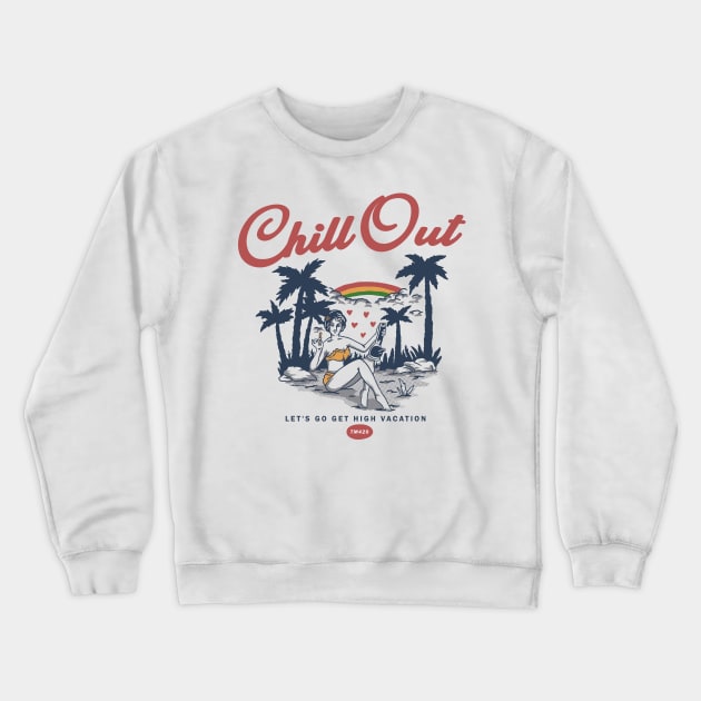 Chill Out Crewneck Sweatshirt by merry420